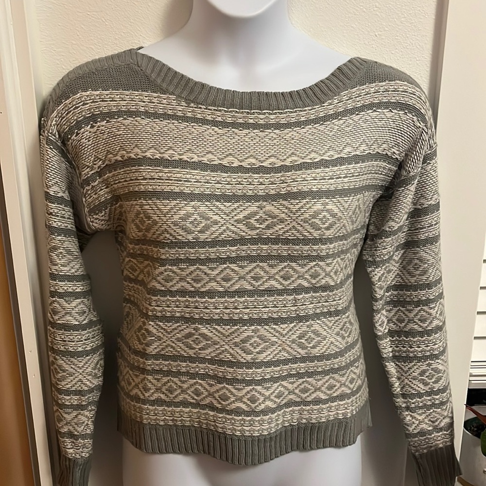 Mossimo Geometric Knit Sweater